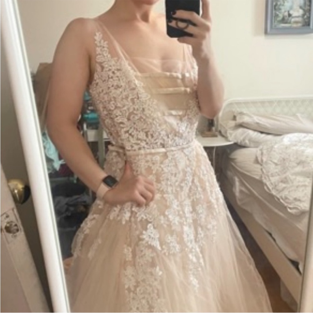 Custom made engagement dress